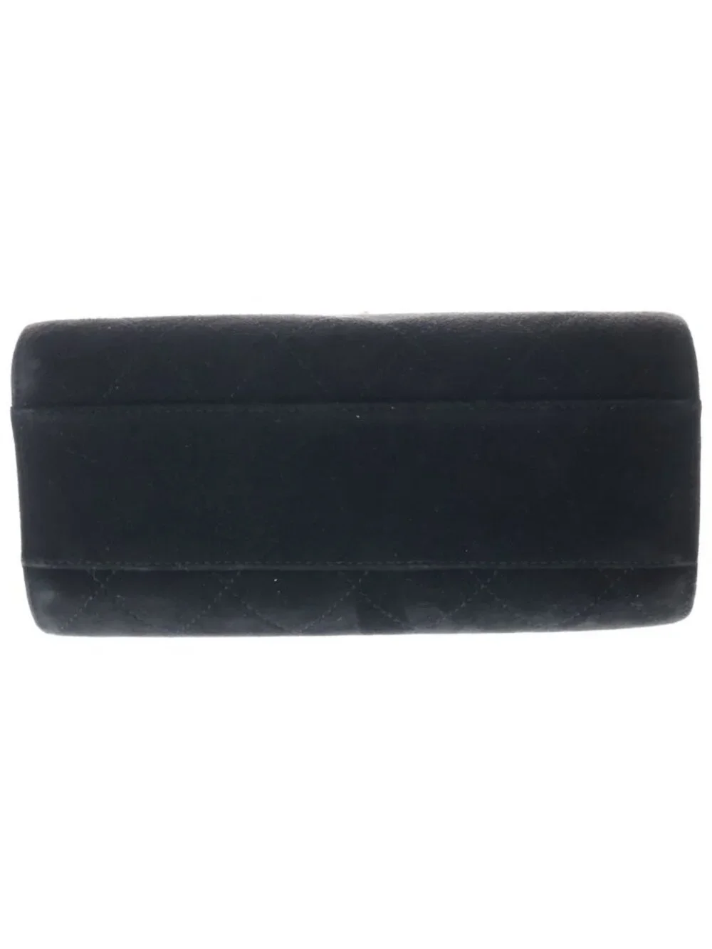 Chanel 2.55 Quilted Suede Leather Handbag Black